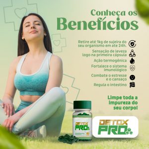 DETOX PRO – Combo 01: Detox Pro + UpFit 30 cápsulas